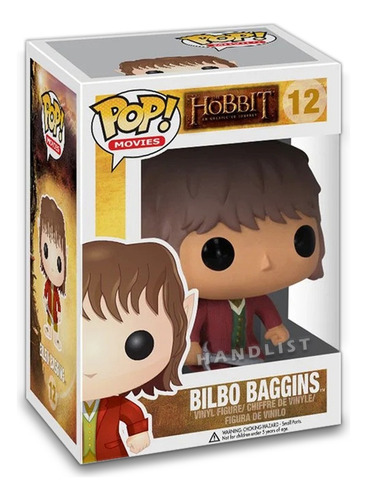 Fun.ko Po.p Movies: El Hobbit - Bilbo Baggins 12 .