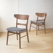 Comprar Sillas De Comedor, Acabado Nogal, Modelo Idalia