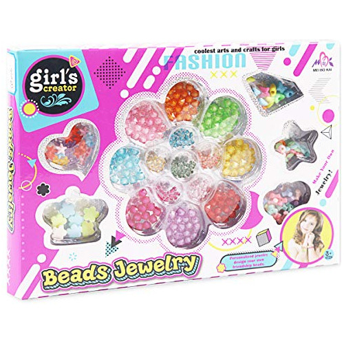 Fabricacion De Joyas Kit Niñas Collar De Pulsera Diy S...