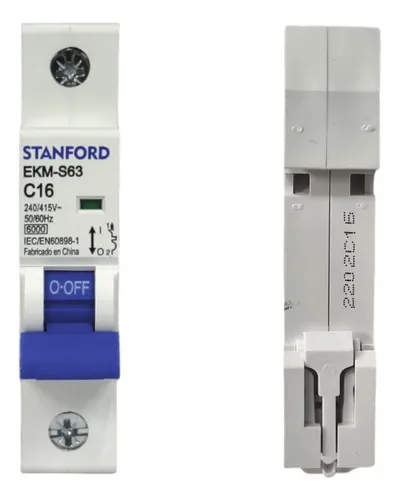 Interruptor Automatico Monofasico C16 Curva C Stanford