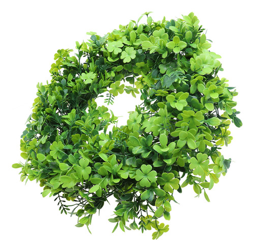 Guirnalda De Cuatro Hojas Con Decoración Verde Para El Día D