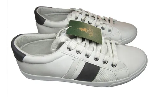 Zapatillas polo hotsell blancas hombre