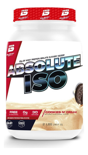 Whey Protein Isolado Iso 900g Bio Sport Usa Sabor Cookies