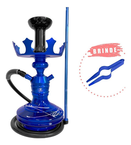 Imagem 6 de 8 de Narguile Triton Zip Original Prato Coroa Mangueira Silicone