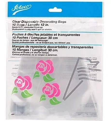 Ateco 4685 Soft Disposable Decorating Bags, 18 - 10 pack