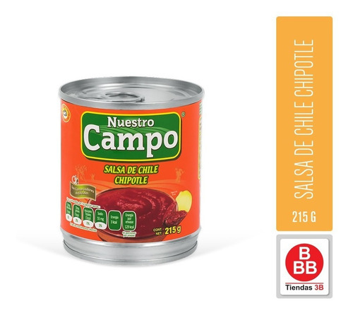 Salsa Chipotle Nuestro Campo 215 G