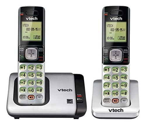 Vtech Cs6719-2 Teléfono Inalámbrico Expandible De 2 Auricula