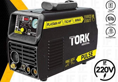 Maquina De Corte Plasma Inversor 50a Solda Tig Mma 200a Tork