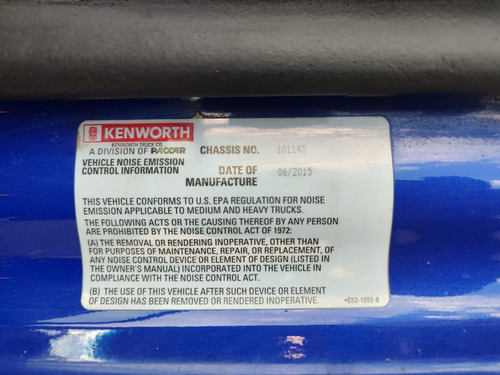 Kw T680 Azul 2016,camiones,cummins