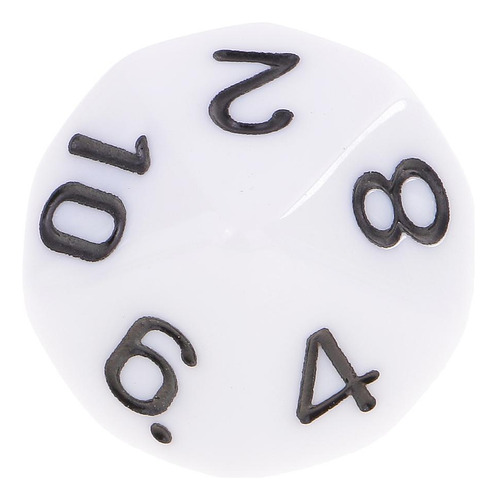 10pcs D10 Dados Dados Acrílicos Caras Para And Juegos