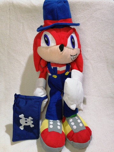 Peluche Original Knuckles Sonic Project Toy Nerwork Sega 40. (Usado)