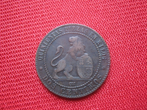 España 2 Céntimos 1870 (Usado)