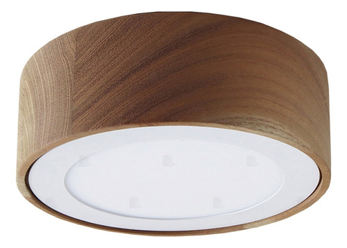 Plafon Madera Con Panel Led Buena Luz Outlet