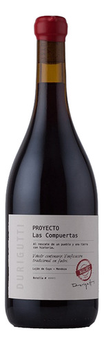 Vinos Durigutti Las Compuertas Malbec Cabernet Franc 750ml