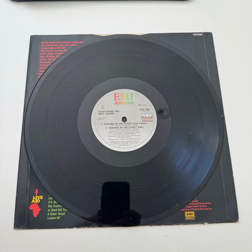 Vinilo David Bowie Mick Jagger Uk Dancing Street Vg+/vg Edición Limitada (Usado)