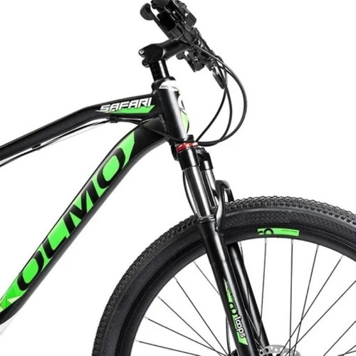 Bicicleta Mtb Olmo Safari 290 Hydraulic R29 24v Fas Color Negro/verde Tamaño Del Cuadro 18