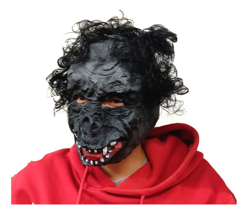 Máscara De Mono Mico Gorila Latex Halloween Hora Loca