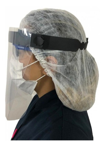 Máscara Face Shield Protetor Facial Transparente - Plascony