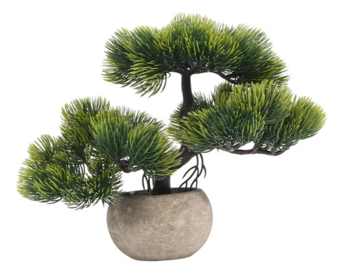 Bonsái Artificial, Árbol Bonsái Falso, Verde Oscuro