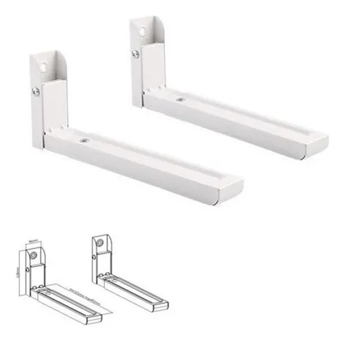 Soporte instalado con microondas Soporte para Microondas instalado en pared con electrodoméstico