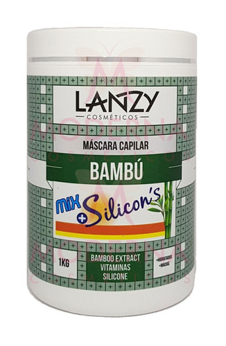 Creme Hidratação Capilar Bambu Cabelos Macios 1kg Lanzy