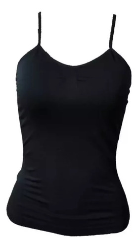 Set 4 Blusas Basicas Lycra Tirantes Dama Unitalla Casual Top