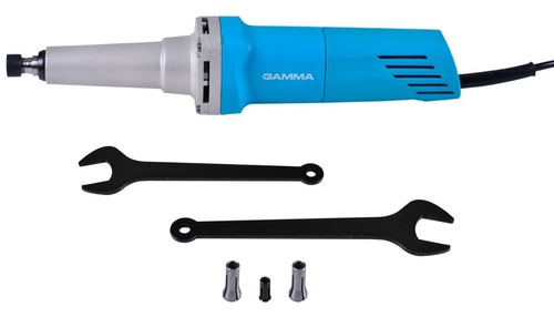 Esmerilhadeira reta Gamma G1915 de 60 Hz azul-celeste 670 W 220 V + acessório
