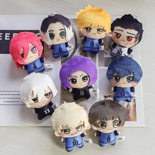 * Blue Lock Figuras, 4.3 Pulgadas Blue Lock Peluche Nagi