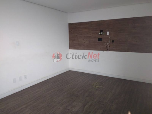 Imagem 6 de 30 de Sala Comercial Em Condomínio Com 146,50 M2 De Área Útil, 4 Wc´s, 4 Vagas No Bairro Paraíso, Santo André. - 3947
