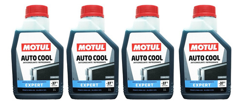 Kit Fluido Radiador Motul Auto Cool Expert -37c 4 Litros