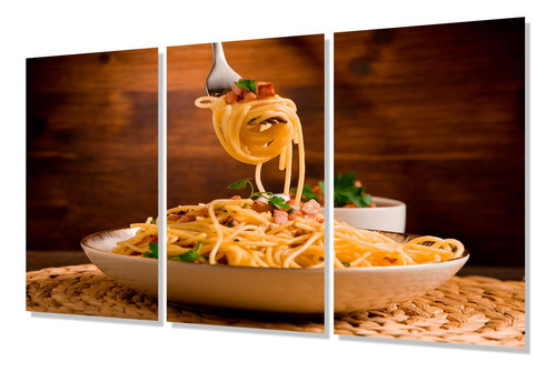 Cuadro Trip 60x90 P5 Pastas Secas Frescas Gourmet Cocina Che