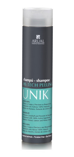 Imagen 1 de 1 de Arual - Hi-tech Peeling Unik Shampoo 250 Ml