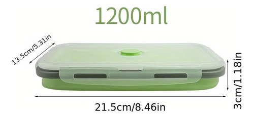 Fiambrera De Silicona Plegable 4 Piezas/set