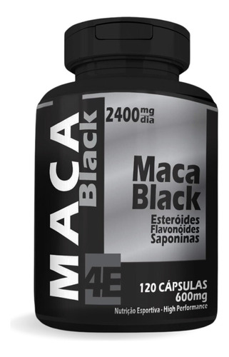 Maca Black Peruana - 600mg 120 Cápsulas