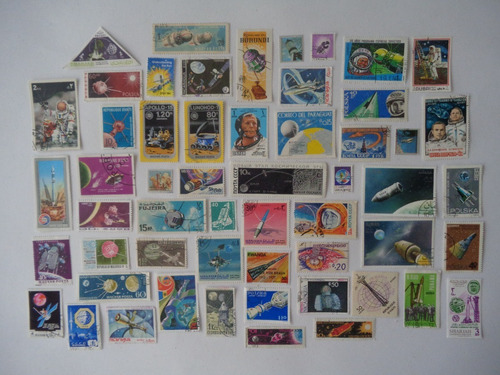 Timbres O Sellos Postales Del Mundo Tema Espacio 