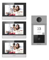 Comprar Kit Portero Visor Hikvision Wifi Ip 3 Pantallas 1080p Camara