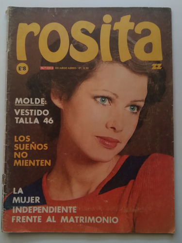 Revista Rosita N° 1213 18 De Abril De 1972. J