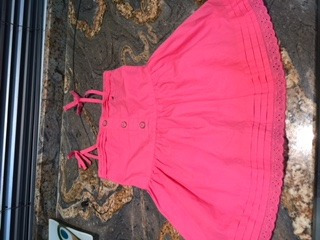 Vestido Niña Nautica 24 Meses. Fucsia. (15)