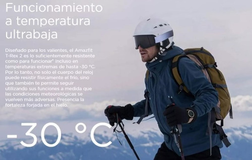 Imagen 7 de 9 de Smartwatch Reloj Amazfit T Rex 2 Gps Cardio 150 Sports+ Film