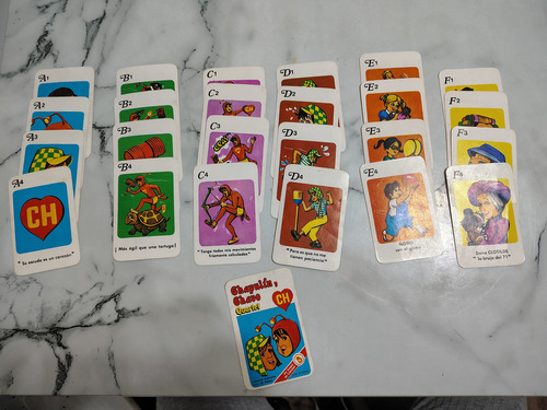 Juego De Cartas ChapulĂn Y Chavo (Usado)
