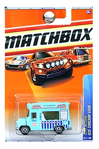 Matchbox 2010 Ice Cream Van (blue,) City Action # Lbcuy