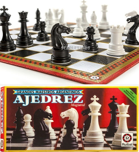 Imagen 2 de 6 de Ajedrez Magistral Maestros Argentinos Con Reglamento