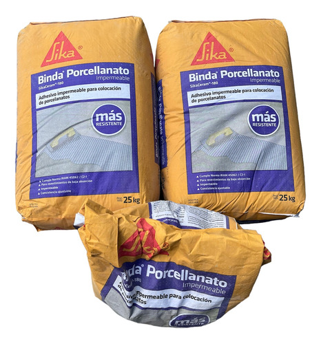 Adhesivo Impermeable Para Porcelanatos Sika Ceram-180