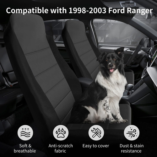 Tideme Fundas De Asientos Delanteros Para Ford Ranger,