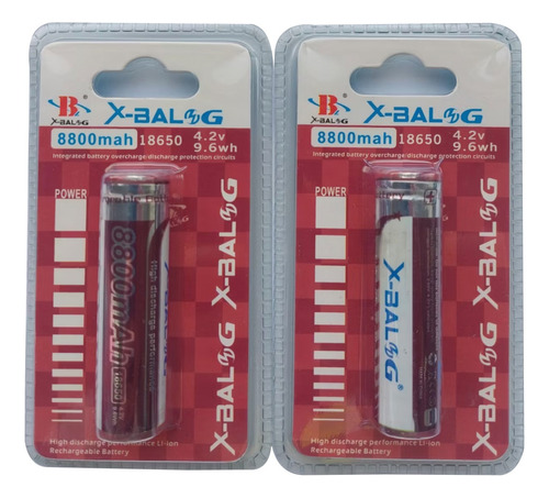 Pack Pilas Recargables 18650 De 8.800 Mah 4.2v