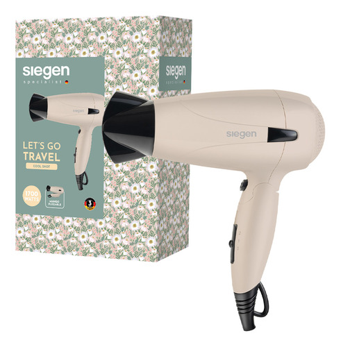 Secador De Pelo Siegen Sg-3012c42 Color Beige