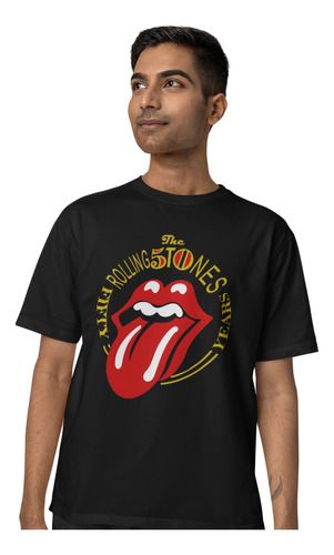 Polera Rolling Stone - Diseño 100 Dtf