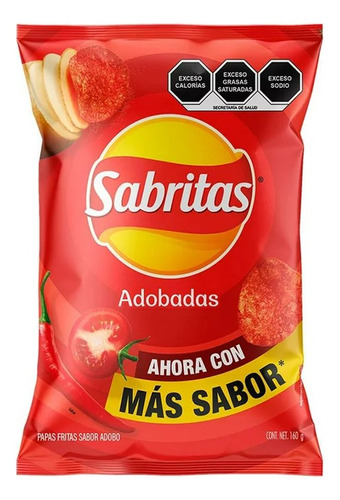 Sabritas Adobadas 160 G 3 Pzas