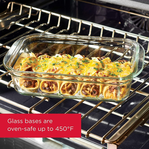 Rubbermaid Brilliance Glass Storage 3.2-cup Food Containe... 