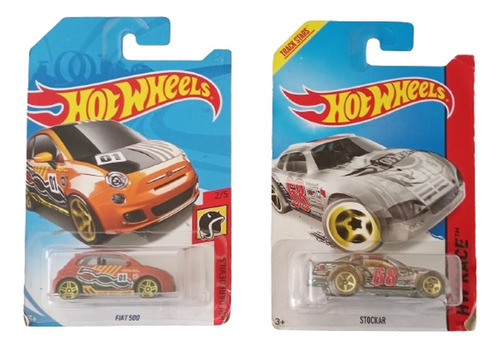 Hot Wheels Combo Fiat 500 Y Stockar Necesarios En El Garaje!